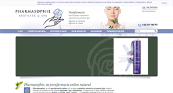 Desktop Screenshot of pharmasophie.com